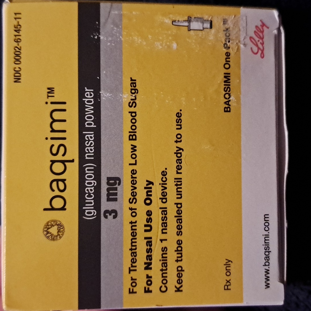 2 Baqsimi Glucagon Nasal Powder Spray NEW in Box you get 2 boxes exp 5/2025